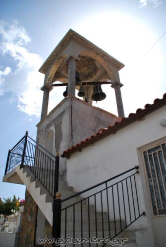 Το καμπαναριό κατα τις εργασίες αναστήλωσης