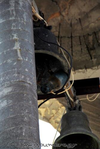 Το καμπαναριό κατα τις εργασίες αναστήλωσης