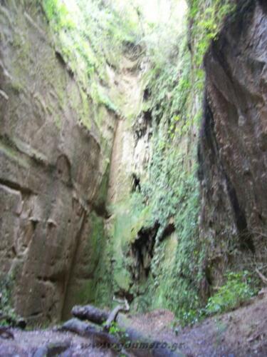 Η πίσω πλευρά της μονής